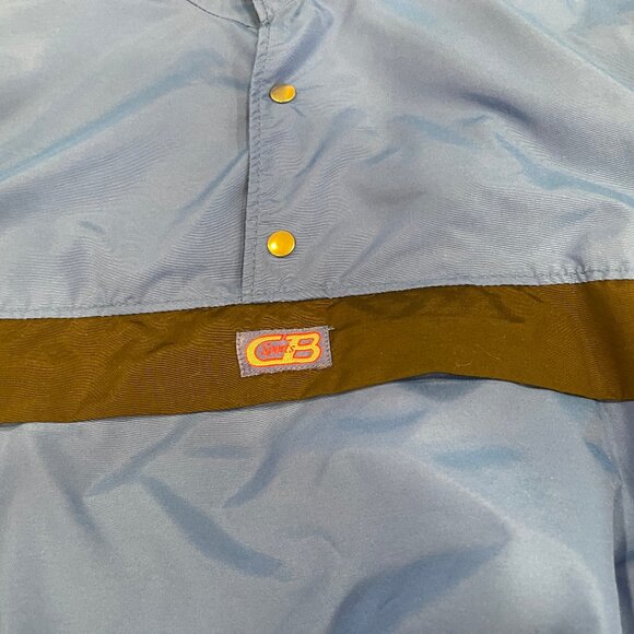 VINTAGE 1985 CB Sports Pull Over Light Jacket Size LARGE - Anorak WOW - Picture 12 of 13